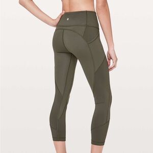 Lululemon Athletica All The Right Places II crop 23” in Dark Olive